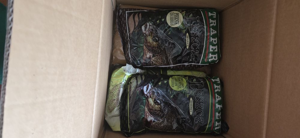 Przynęty i zanęty wędkarskie duża paczka