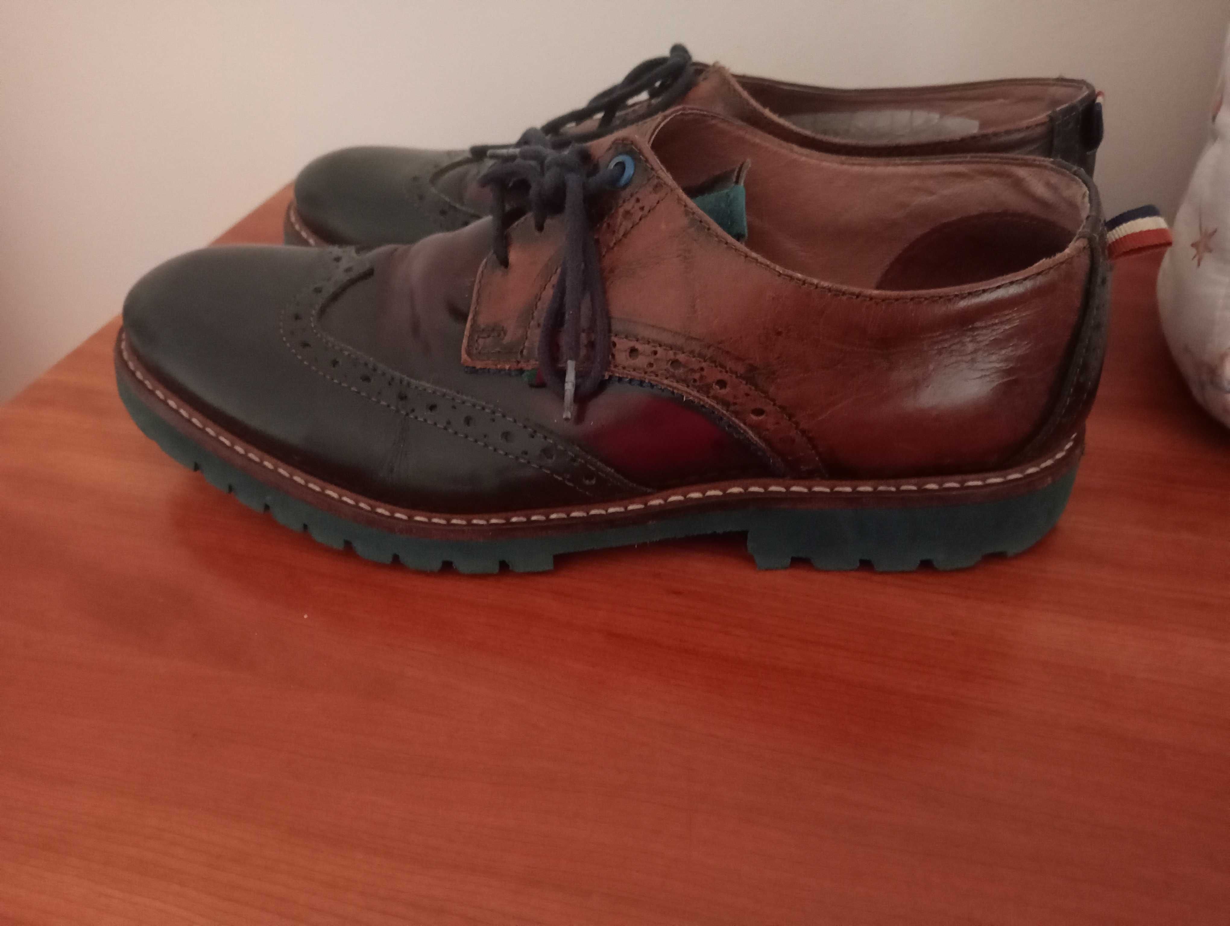 Sapatos homem t. 42 usados 1 vez