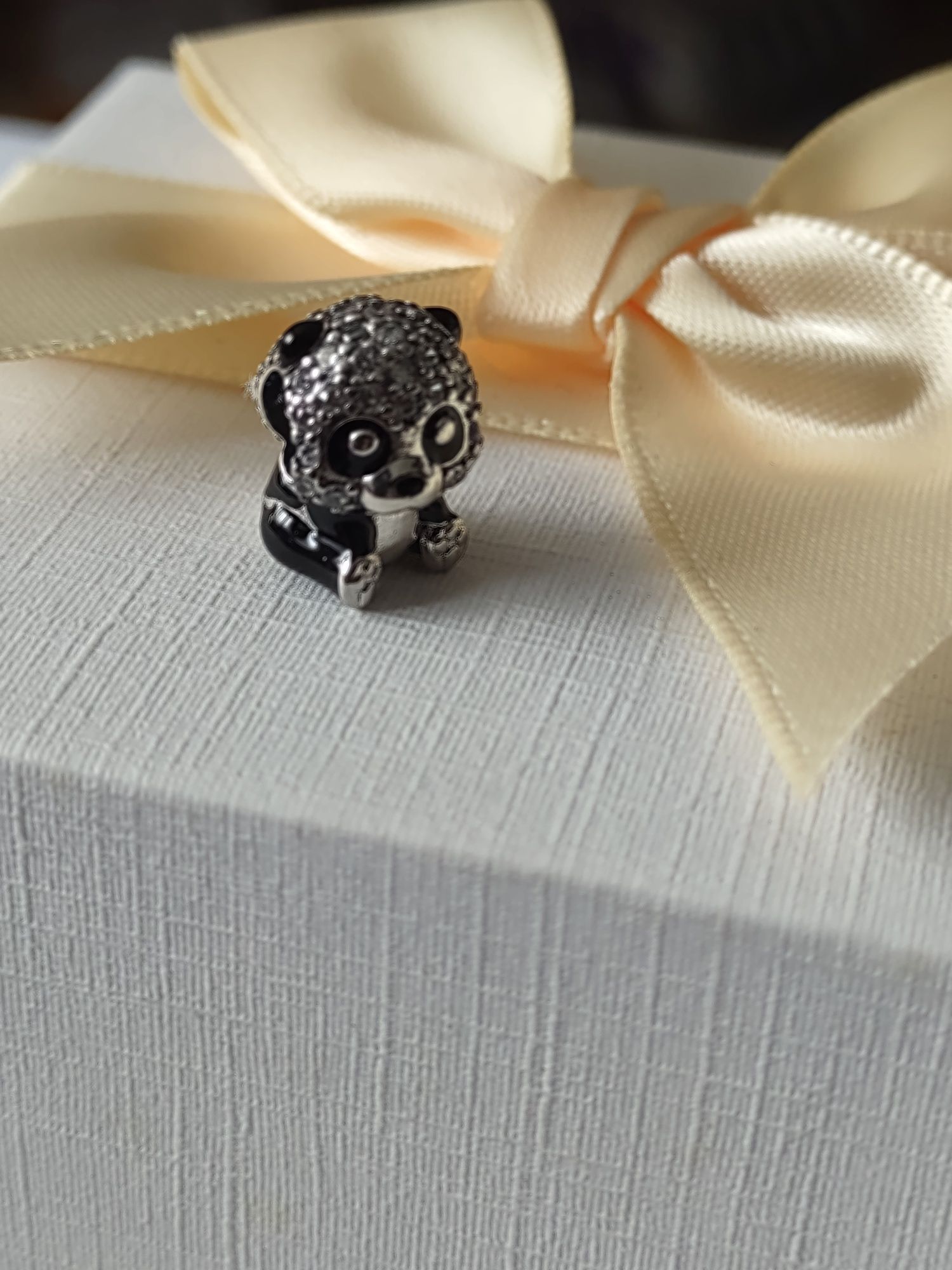 Nowy charms panda - srebro 925