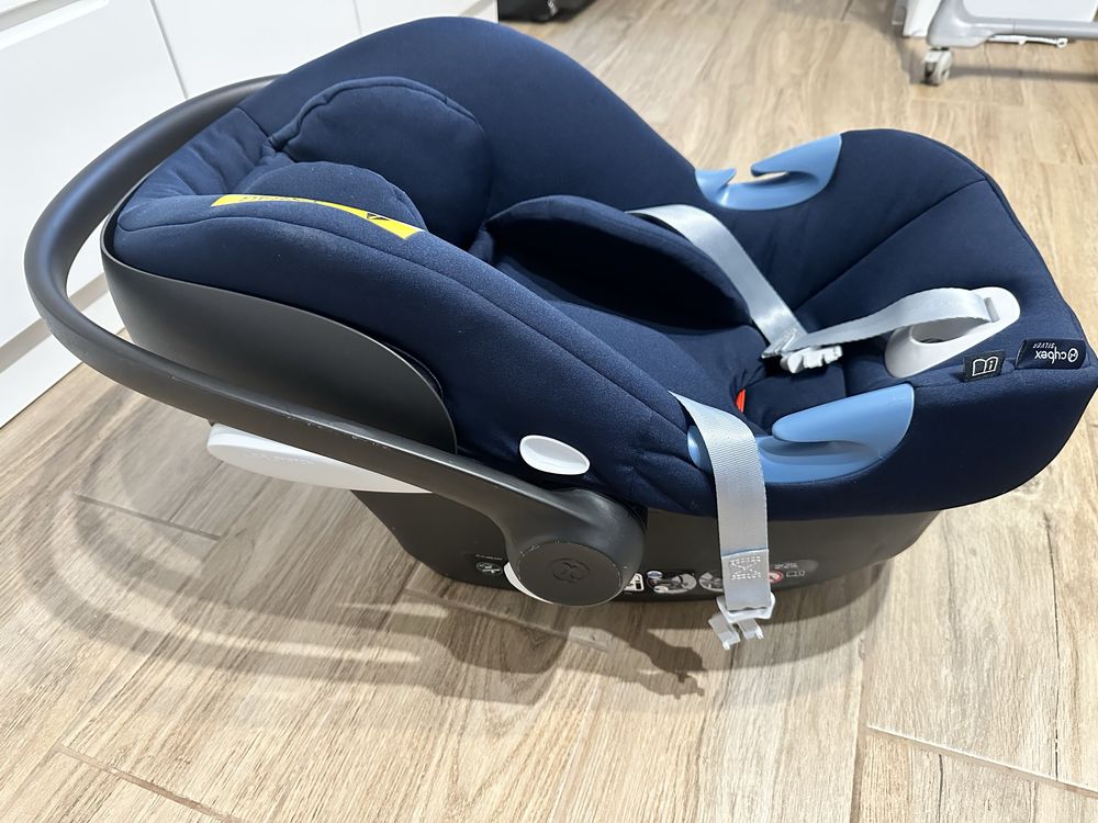 Автокрісло автолюлька переноска Cybex silver
