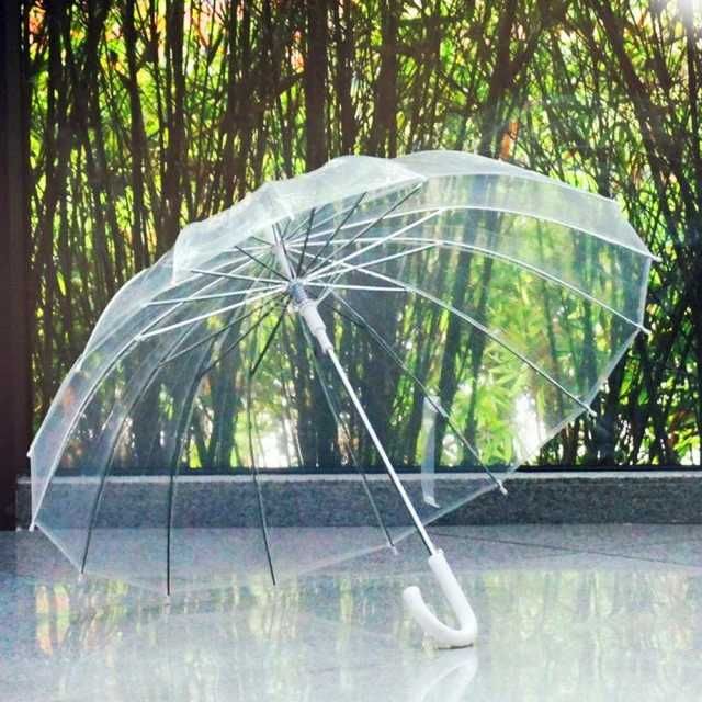 MAXSELL parasol automatyczny, bez pokrowca bezbarwny