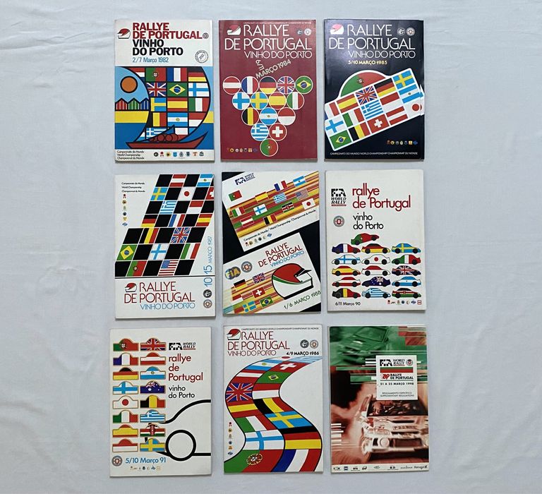 Programas Rally Rallye de Portugal TAP Vinho do Porto desde 1982