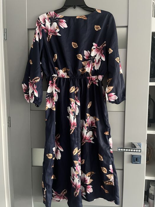Shein sukienka kwiaty roz.40