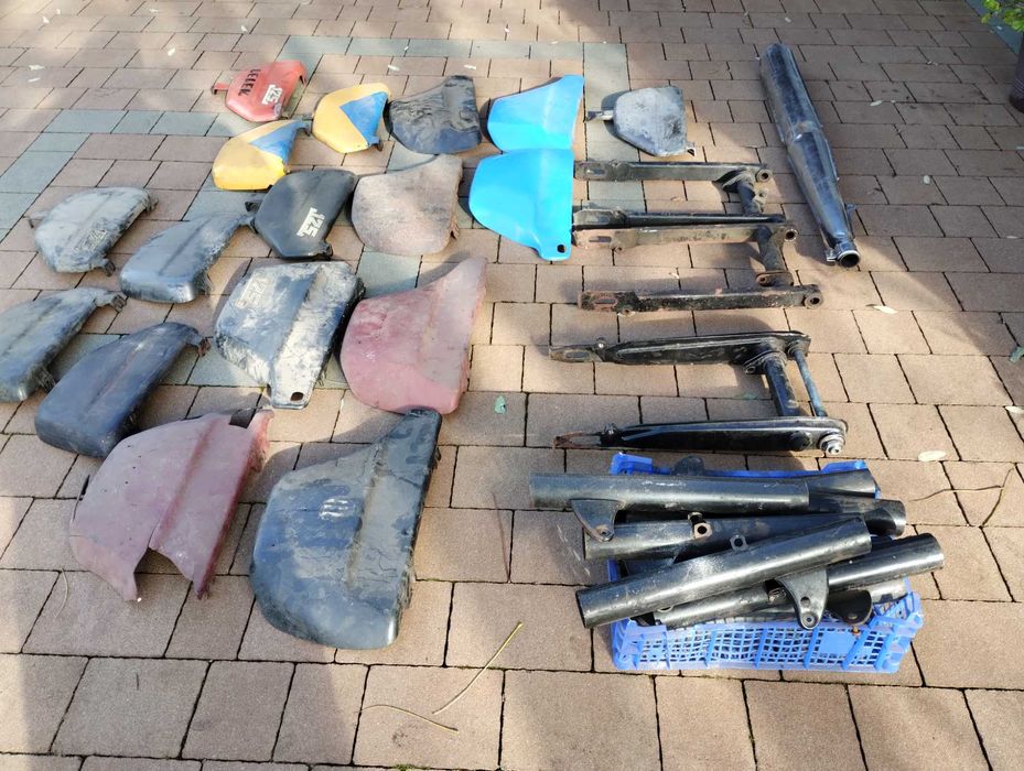 Wsk sport lelek części 175 boczki pokrywa tłumik wahacz