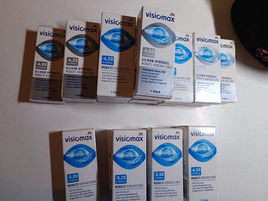 Продам щоденні та місячні контактні лінзи з