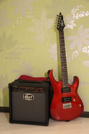 Гітара Cort X-3 RM (Red) | плюс червоний ремінь