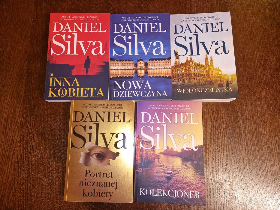 5 książek: Daniel Silva: Kolekcjoner, Portret, Wiolonczelistka i inne