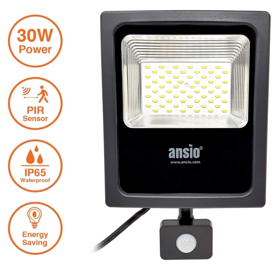 Halogen LED, naświetlacz z czujnikiem ruchu zmierzchu IP65 odpow. 270W