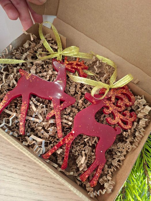 Najpiękniejsze świąteczne ozdoby Renifery 2szt