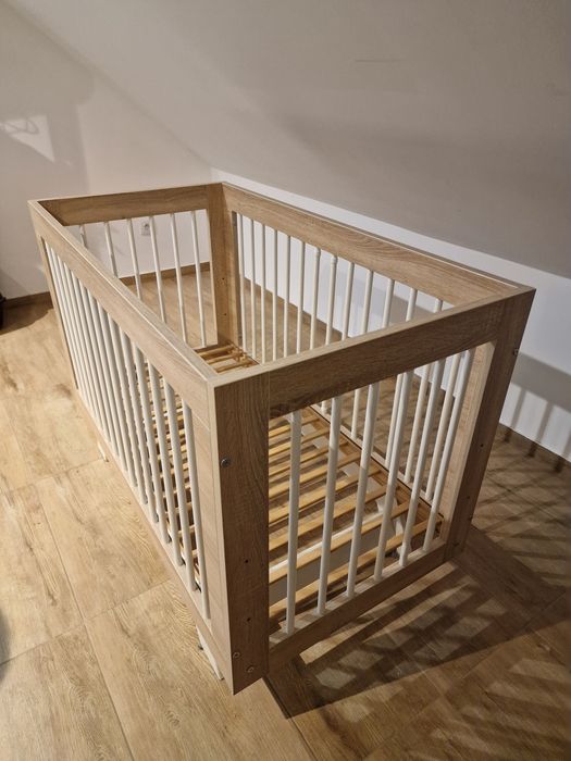 Używane łóżeczko dla dziecka wymiary 120cm/60cm wys 86cm