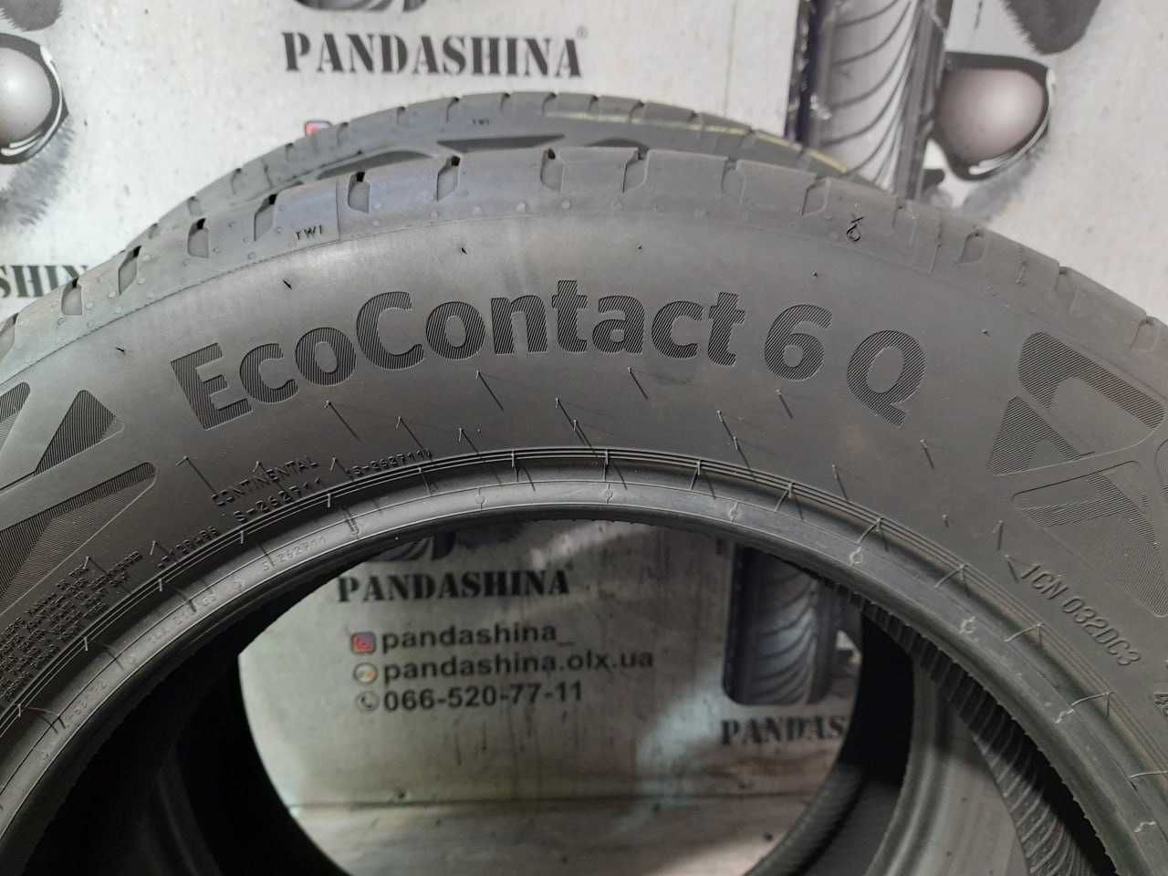 Шини 215/60 R17 CONTINENTAL EcoContact 6Q б/в Літо склад