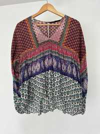 Zara bluzka boho hippie M