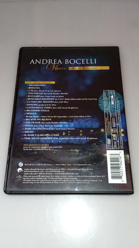 Andrea Bocelli - Vivere - Live in Tuscany