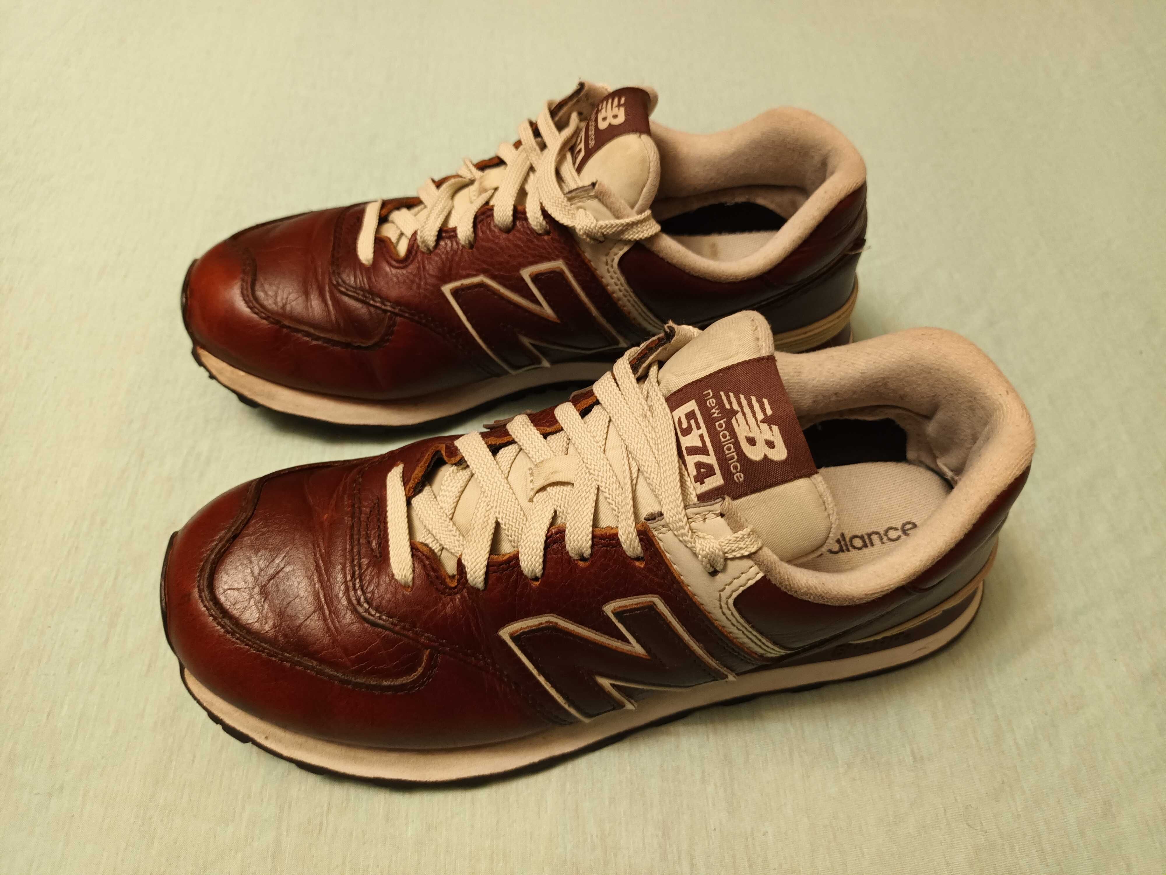 Кроссовки New Balance 574 кожаные