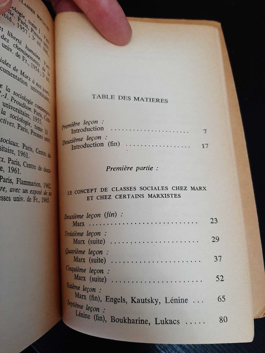 Georges Gurvitch – Études sur les Classes Sociales