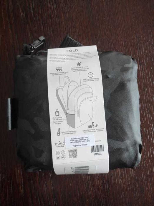 Plecak na laptopa składany