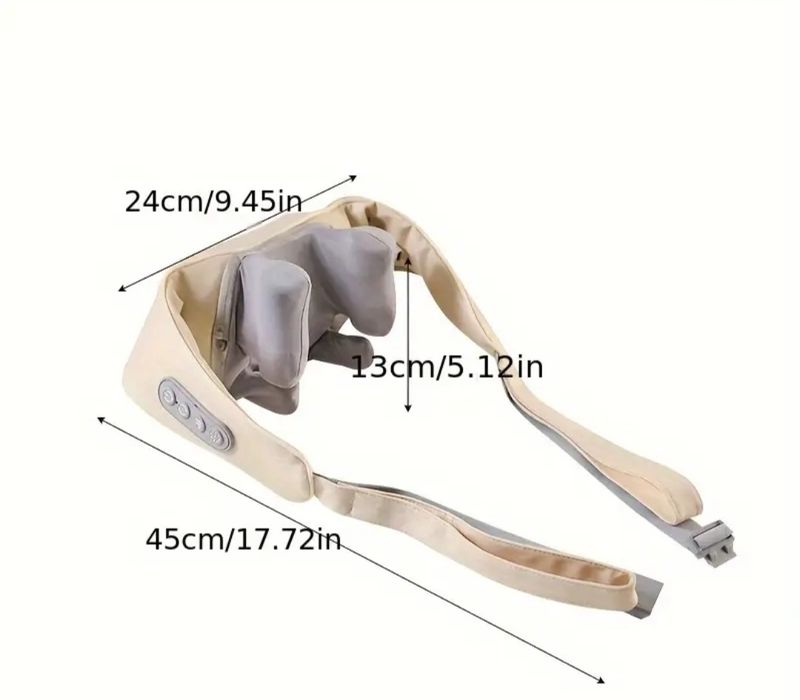 Масажер для шиї, спини та голови з функцією прогріву