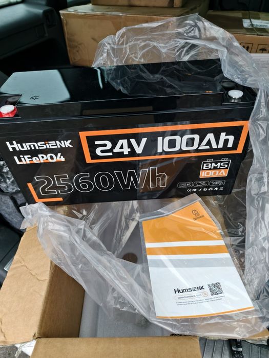 Lifepo4 Humsienk  2560 ват 24v 100ah