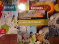Manuais e Caderno de Atividades  de Biologia e Geologia do 10º