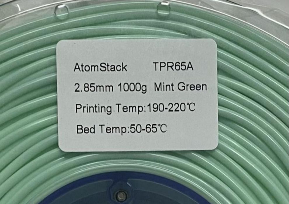 Пластик для 3д принтера, філамент TPR 2.85mm 1 кг
TPR(Thermo-Plasti