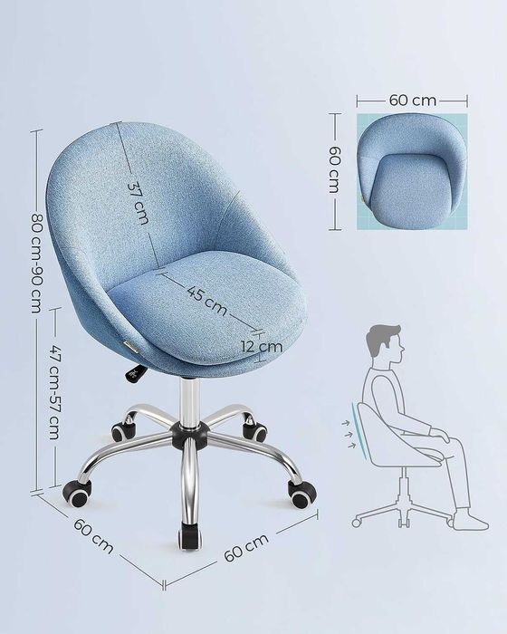 Obrotowe Krzesło Biurowe Do Domu