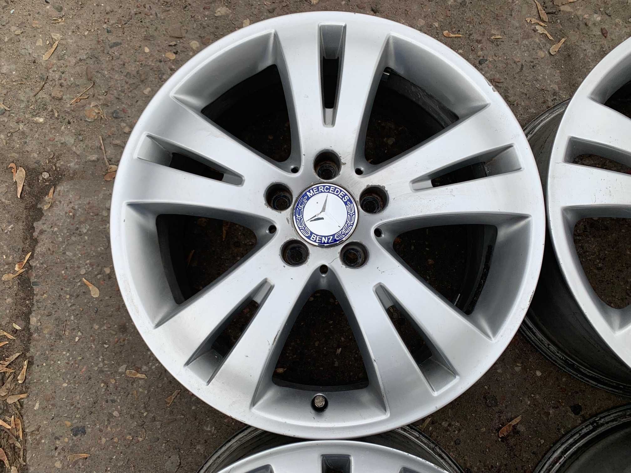 4x felgi aluminiowe MERCEDES C KLASA W204 17"x7,5" rozstaw 5x112 ET 47