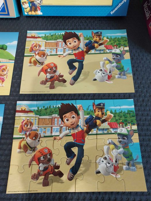 Psi Patrol puzzle Ravensburger 2x24 elementy 26x18cm