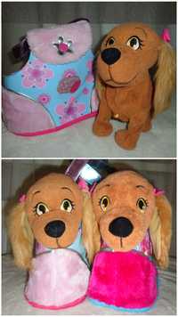 Интерактивная собачка щенок Люси IMC Toys с сумочкой