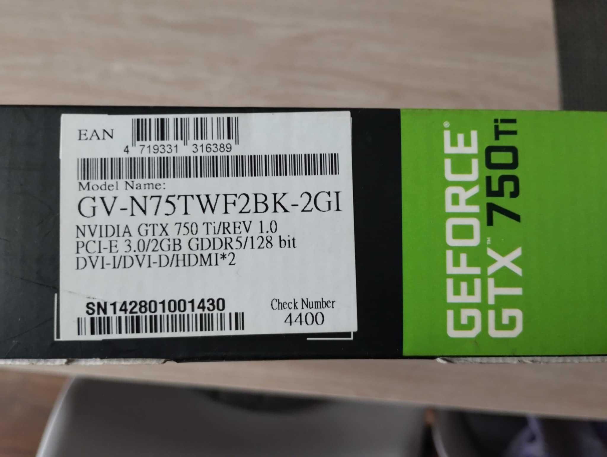 Karta graficzna GeForce GTX 750 TI - Doskonały stan jak NOWA