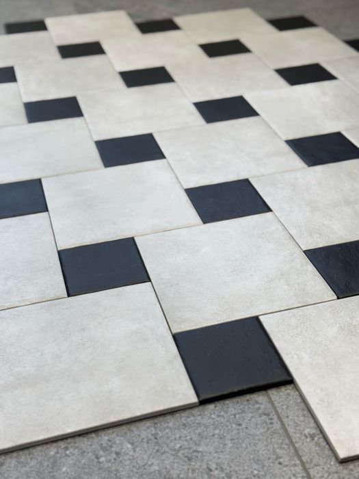 Płytki Gres 20x20 10x10 MAT Spectre Grys Nero WYPRZEDAŻ LEROY MERLIN
