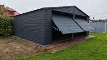 Garaż blaszany profil zamkniety 3x5,3x6,4x5,4x6,5x5,5x6,6x6,6x7,7x6,