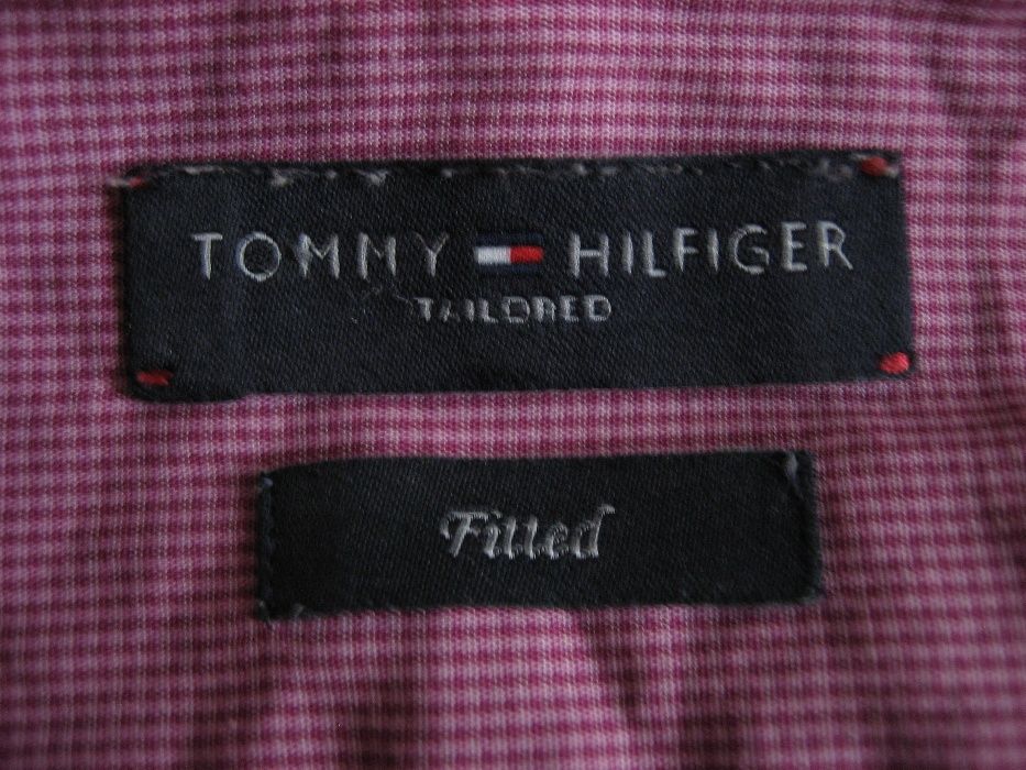 TOMMY HILFIGER TAILORED Fitted Męska koszula Super stan L