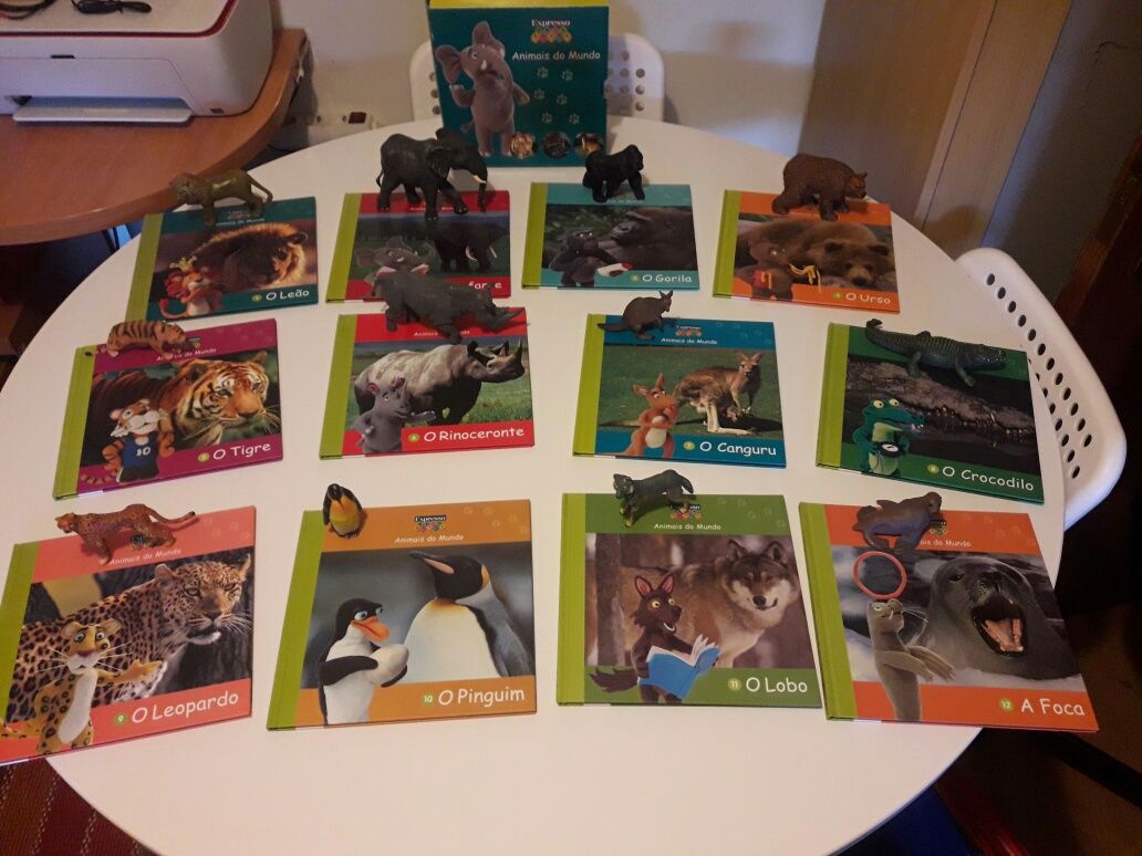 Animais do Mundo (12 volumes com respetivo animal)