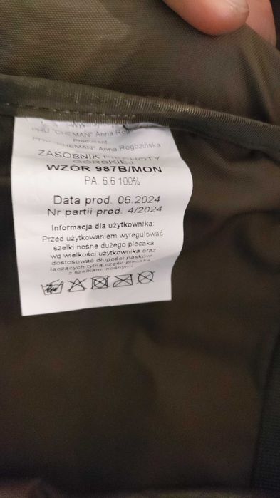 Zasobnik piechoty górskiej khaki