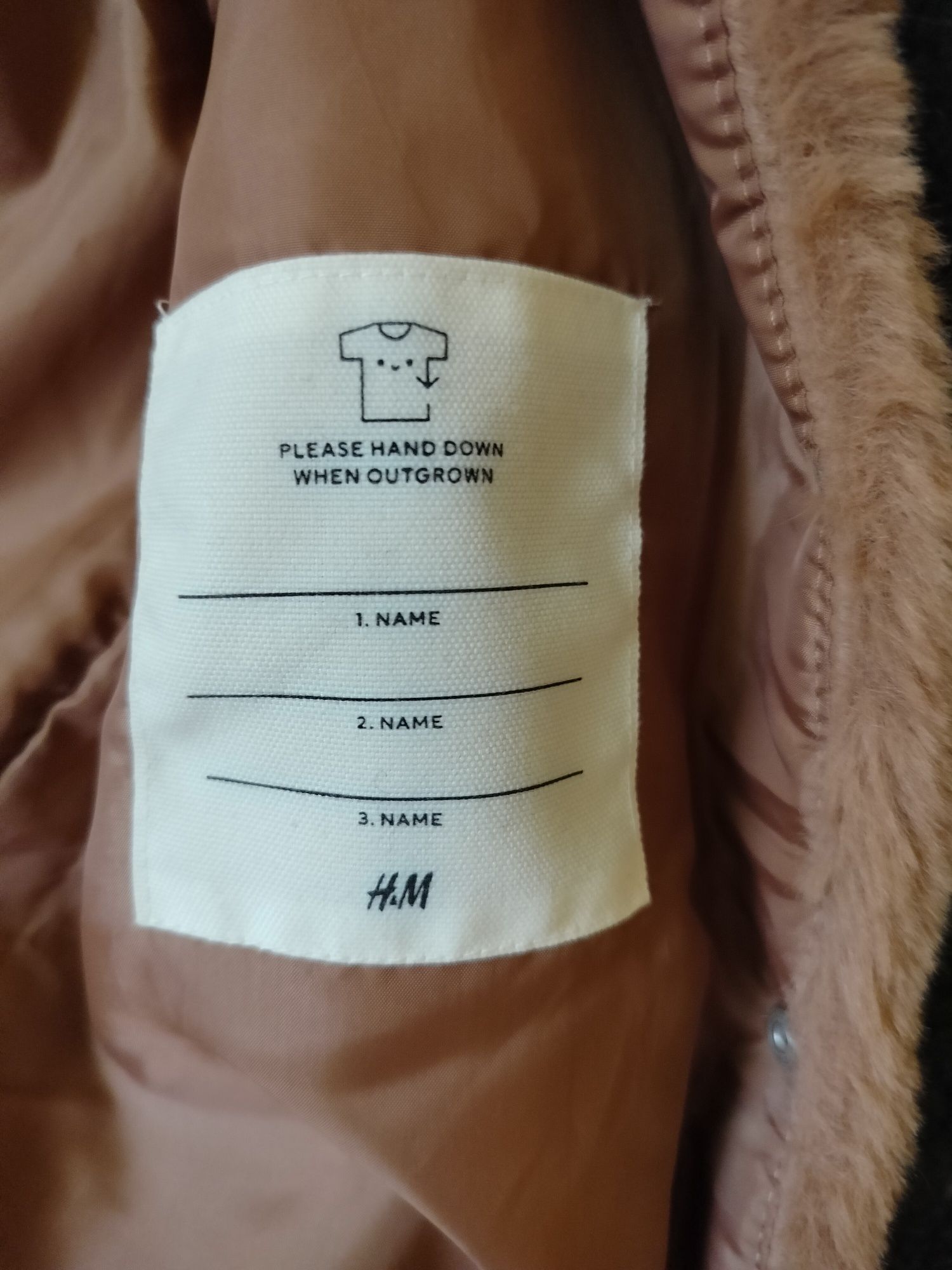 Дитяча шуба H&M 128 розмір