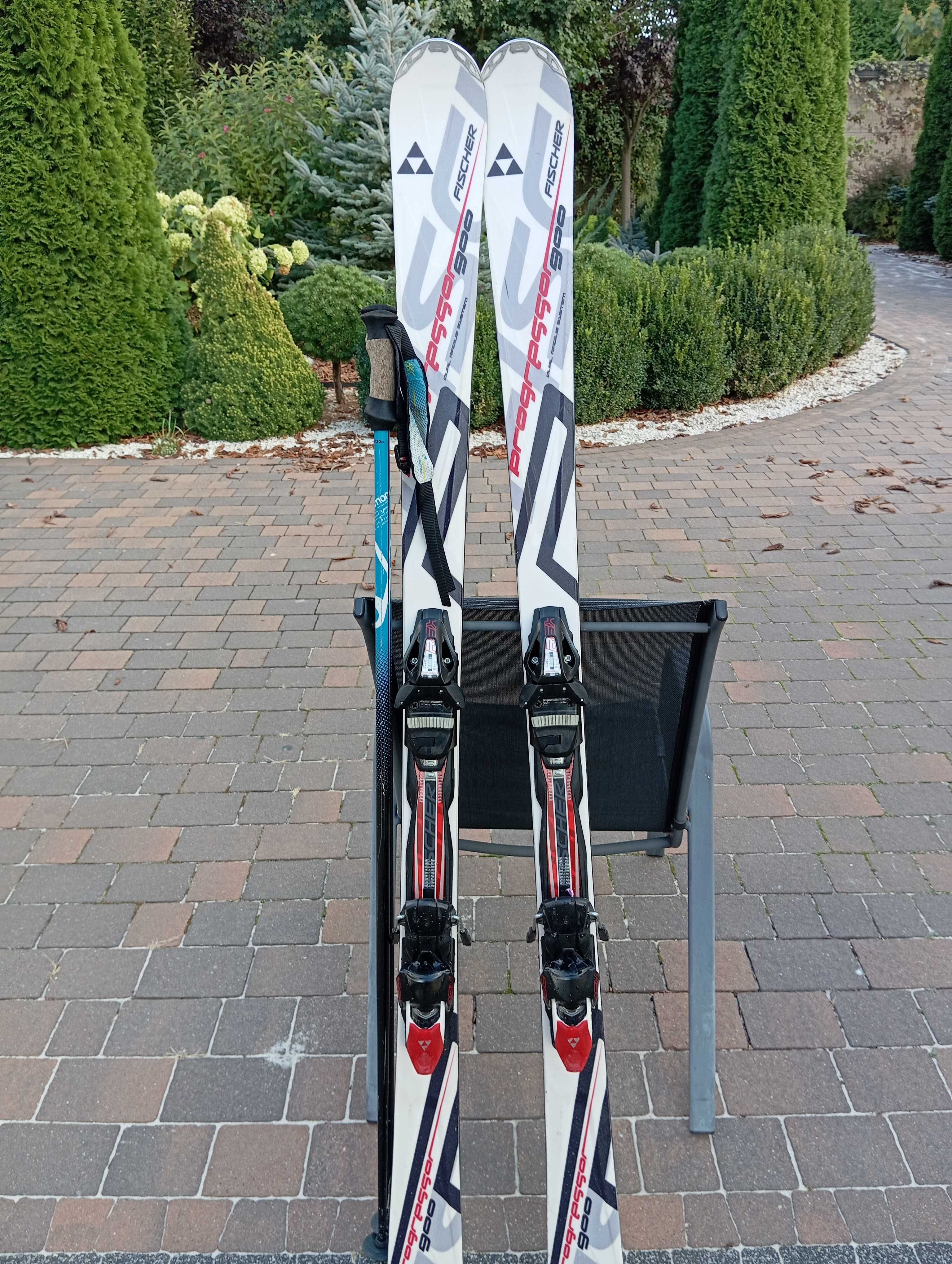 Narty Fischer Progresso 900 + RSX Z12, 170 cm + (Kijki i Pokrowiec)