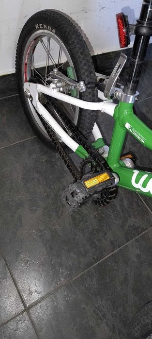 Rowerek woom 2 zielony, koła 14" (mogę przywieźć)