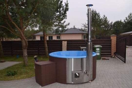 Gorąca beczka balia ogrodowa hot tub balia skandynawska jacuzzi sauna