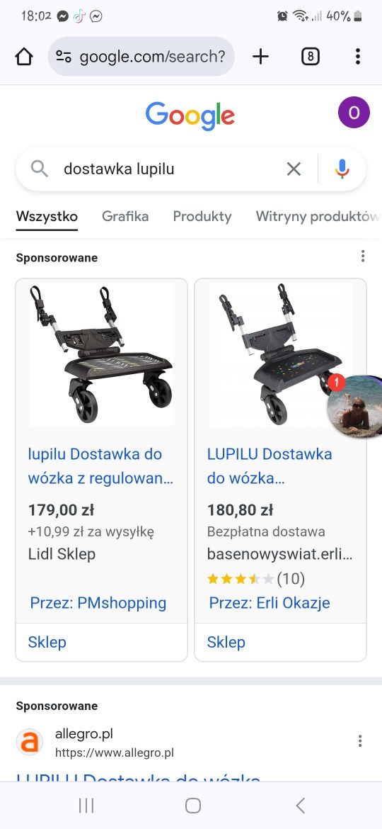 Dostawka Do wózka