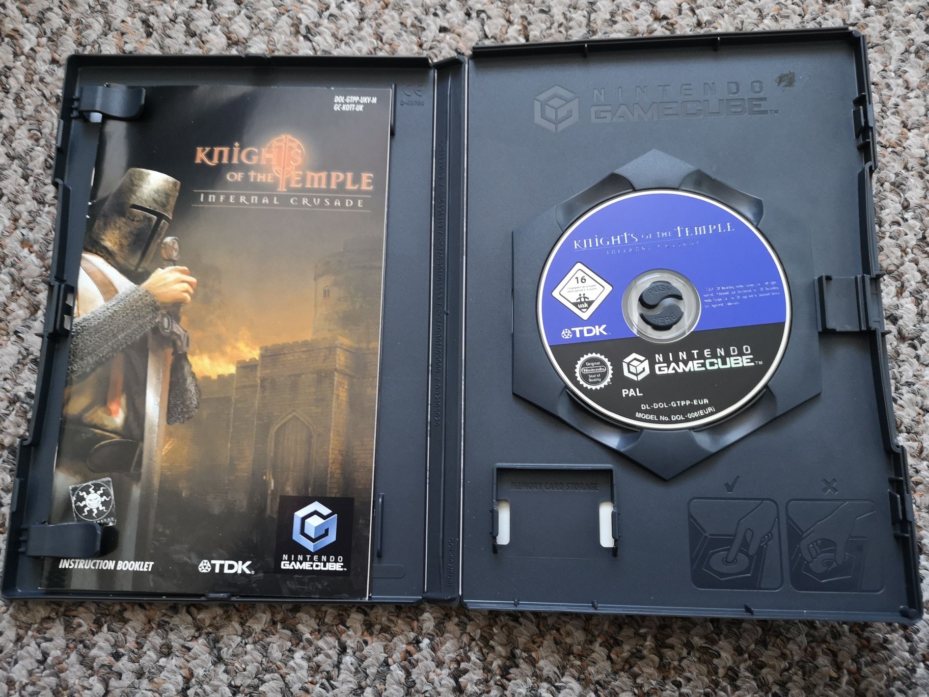 Nintendo Gamecube gra Knights of The Temple. PAL. ideał