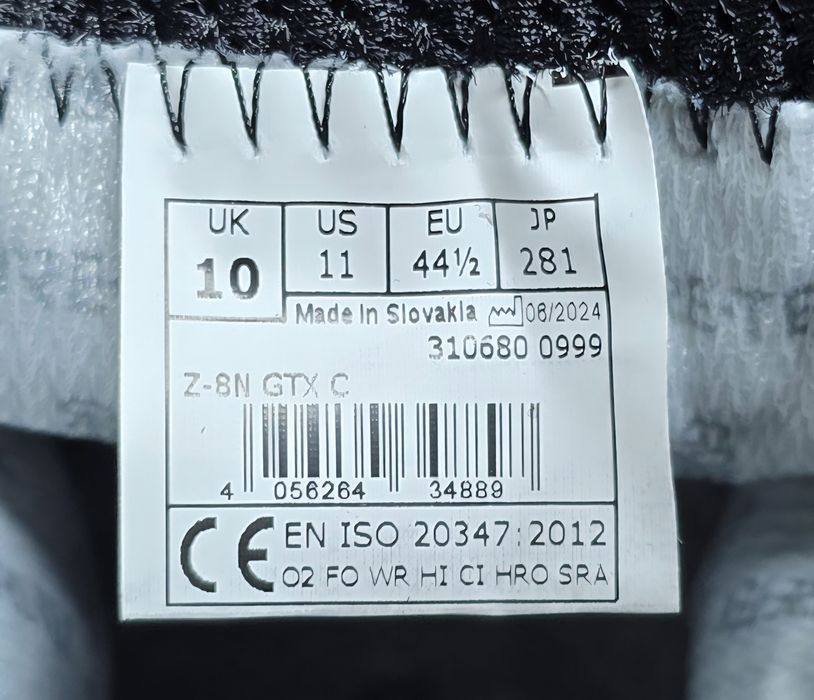 Чоловічі тактичні берці з Gore-Tex LOWA Z-8N GTX C 310680/999 Black