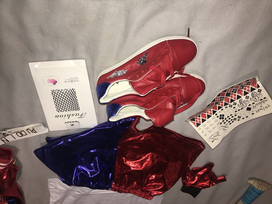 Жіночий карнавальний костюм 10в1 Харлі Квін зріст 165-170 см