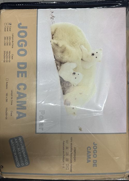 conjunto de lençóis 240×290