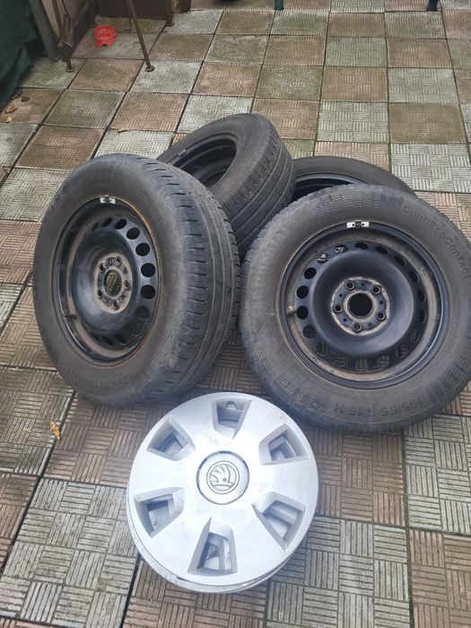 Колеса в зборі Skoda VW R15 5×113 оригінал