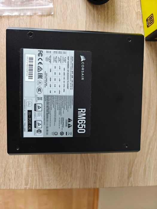 Zasilacz Corsair RM650 Modularny 650W 7 lat gwarancji
