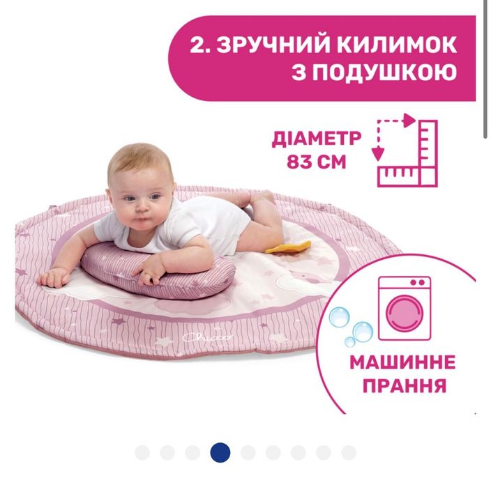 Килимок «Enjoy Colours» з дугами, мелодіями та барвистими проекціями.