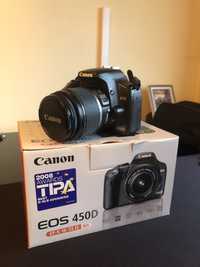 Canon 450D + Lente 18/55 58mm