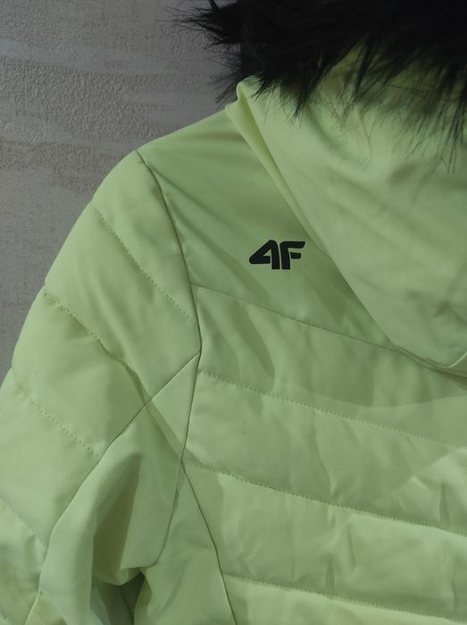 Kurtka zimowa narciarska dziewczęca 4f