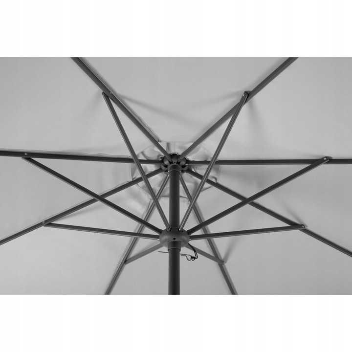 Parasol 270cm Schneider Classics Harlem srebrnoszary s498