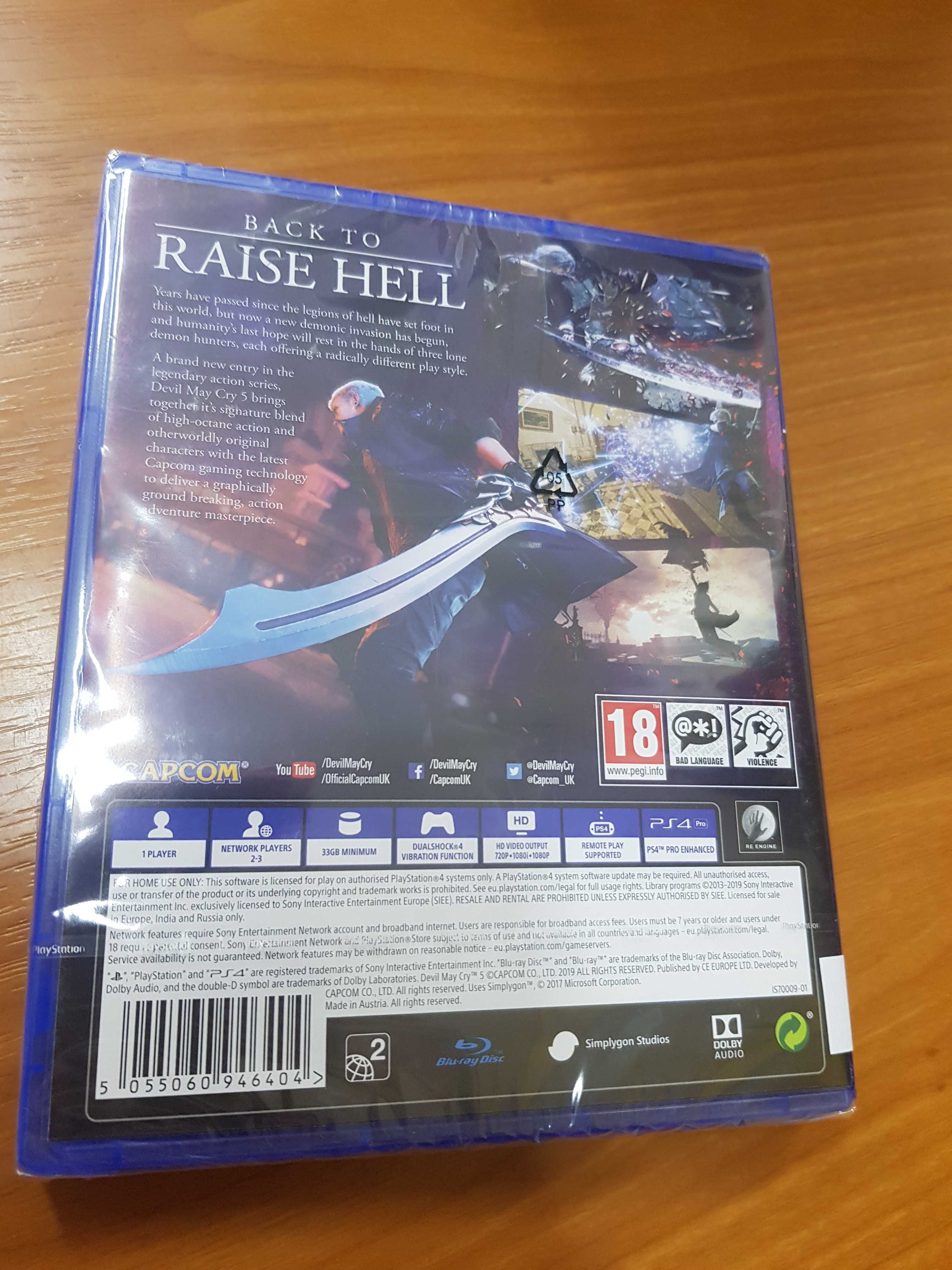 Devil May Cry 5 Specjal Edition PS4 (Nowa) Sklep Iława